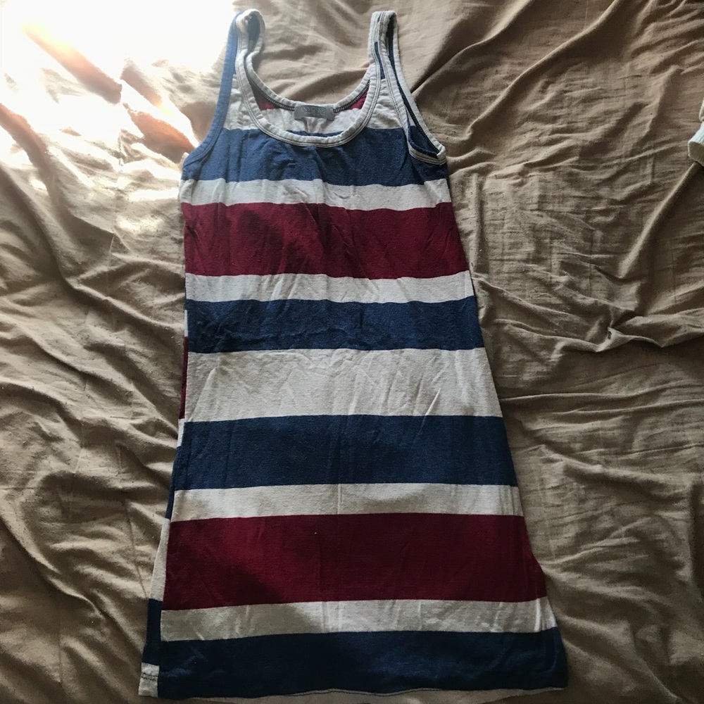 Striped tunic tank